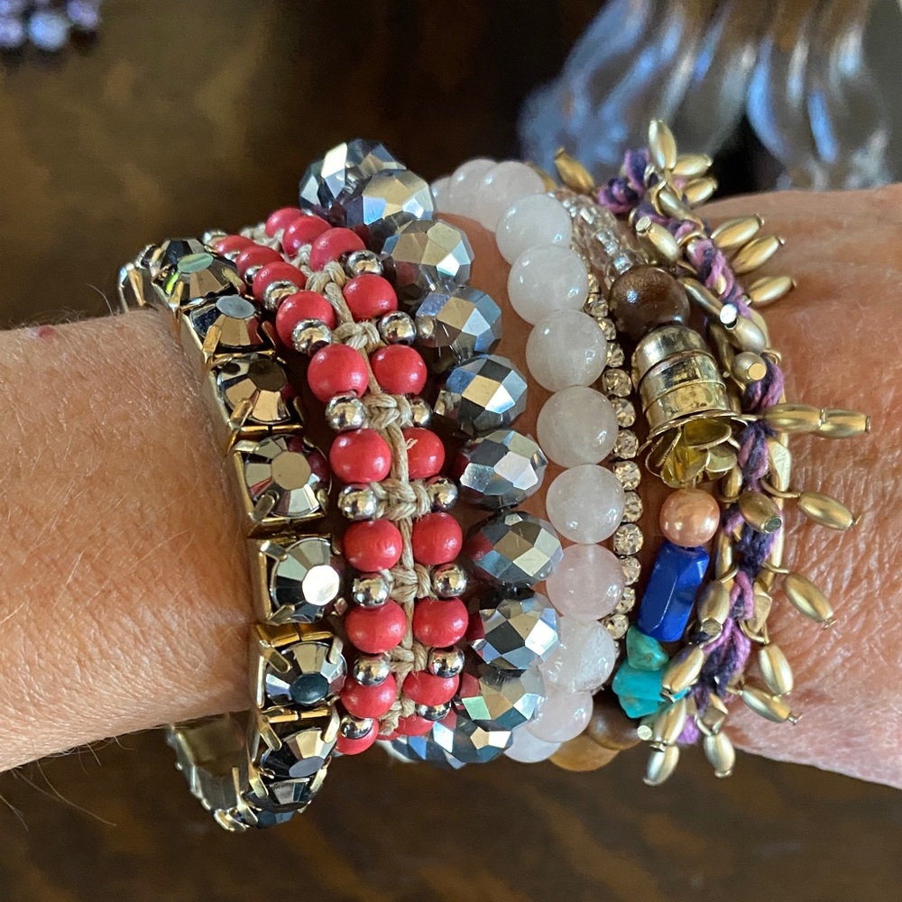 Samantha Wills Elegant Multi-Color Beaded Bracelet Set
